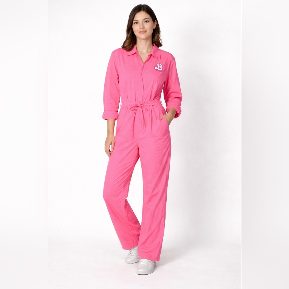 Pink Women's Barbie Jumpsuit